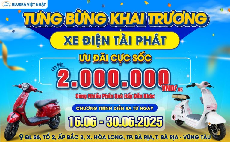 TƯNG BỪNG SAU KHAI TRƯƠNG – XE ĐIỆN TÀI PHÁT TIẾP TỤC ƯU ĐÃI CỰC SỐC ĐẾN HẾT 30/06/2025!