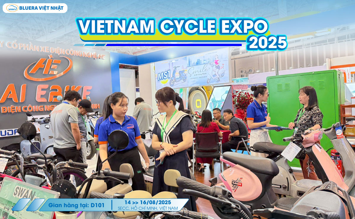 Bluera Việt Nhật Đi Đầu Xe Điện Bền Bỉ Tại Vietnam Cycle Expo 2025 1 Khám phá gian hàng của Xe điện Bluera Việt Nhật Tại Vietnam Cycle Expo 2025.