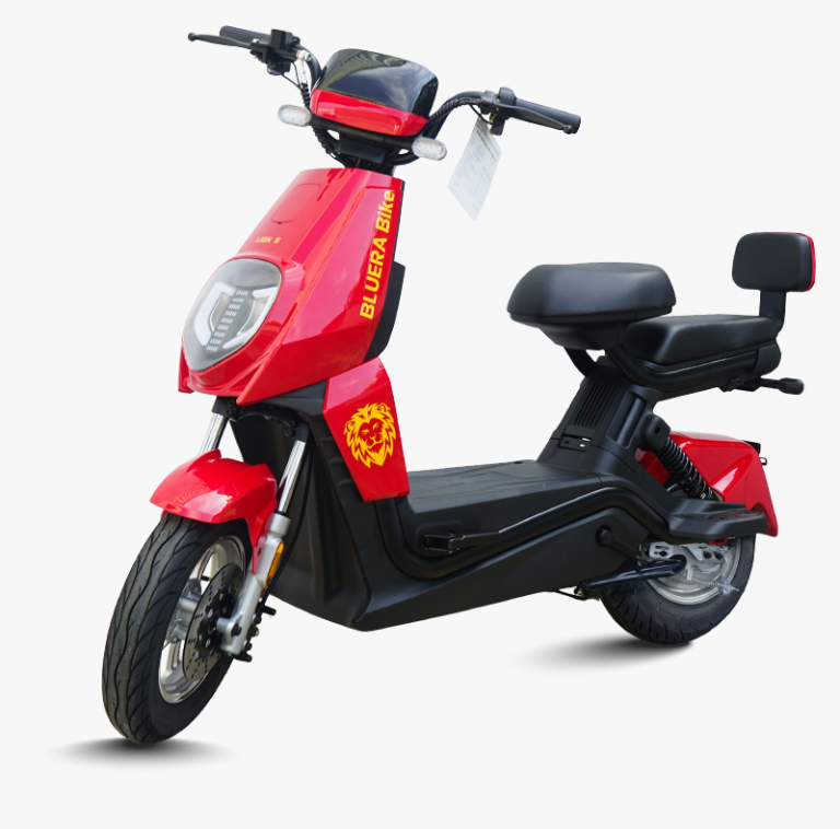 xe dap dien viet nhat Bluera Lion S mau do 800x790 1